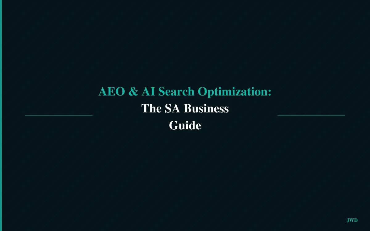 AEO & AI Search Optimization: The South African Business Guide