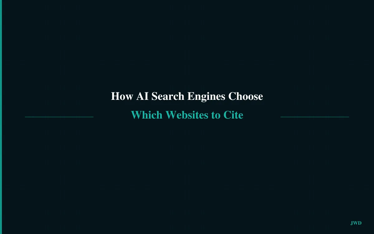 How AI Search Engines Choose Which Websites to Cite