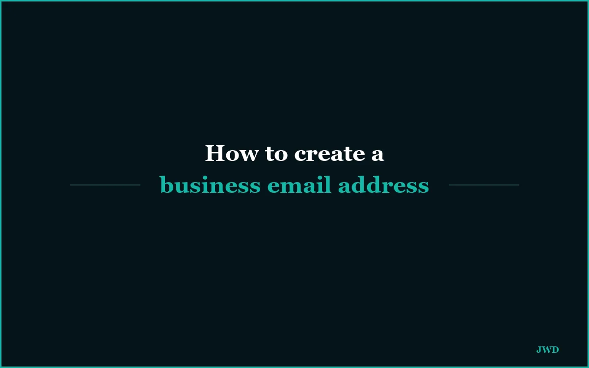 How to Create a Business Email Address With Your Own Domain in South Africa