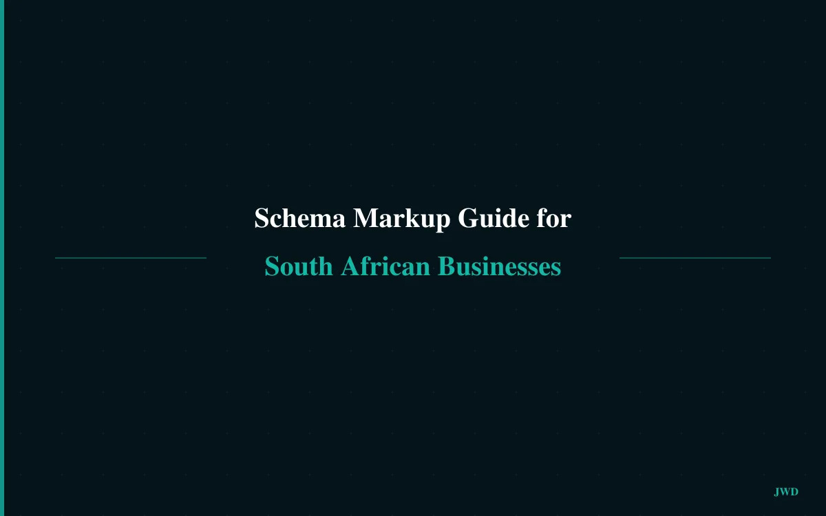 Schema Markup Guide for South African Businesses