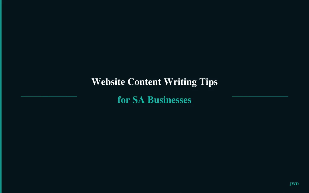 Website Content Writing Tips for South African Businesses