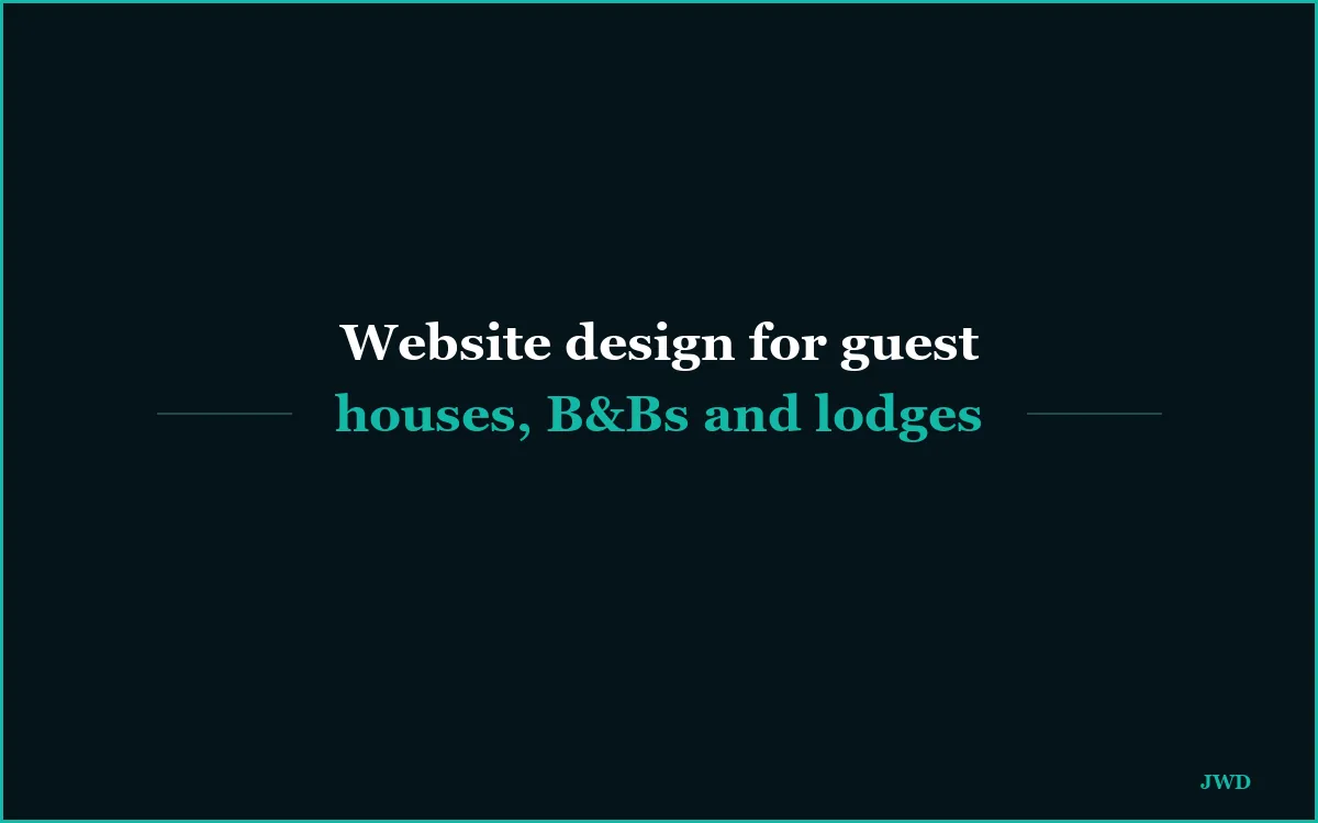 Website Design for Guest Houses, B&Bs and Lodges in South Africa