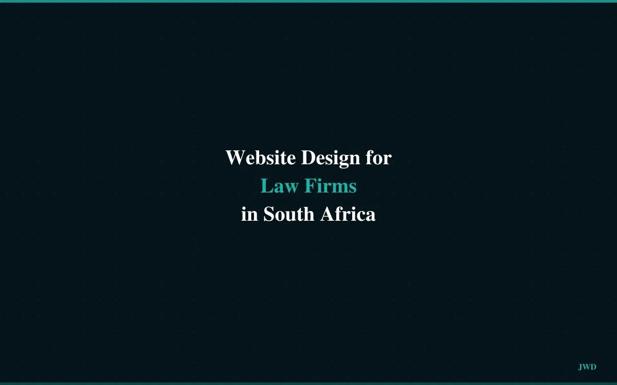 Website Design for Law Firms in South Africa
