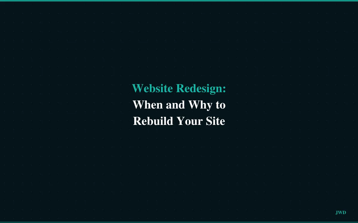 Website Redesign Services South Africa: Rebuild for Results