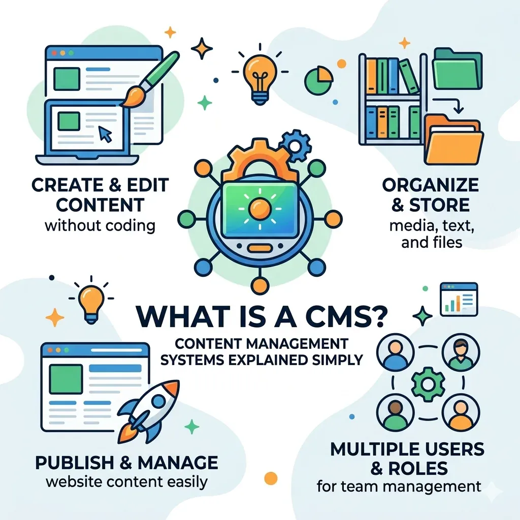 What is a CMS? Content Management Systems Explained Simply