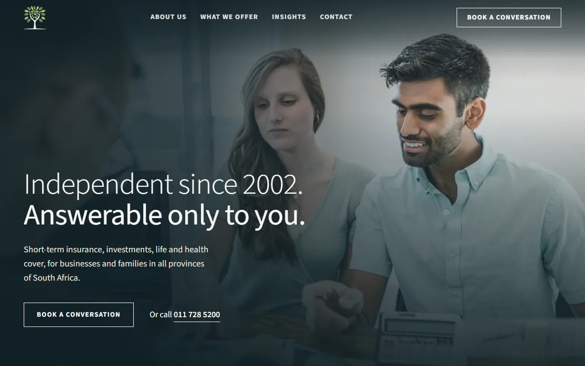 DPI Financial Services: From a Theme Demo to a Site of Their Own