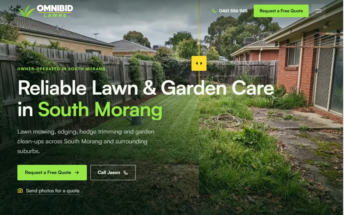 OMNIBID Lawns: A Website Case Study
